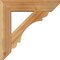 Ekena Millwork Olympic Slat Rough Sawn Bracket w/ Offset Brace, Western Red Cedar, 6"W x 22"D x 22"H BKT0604X22X22OLY06RWR - alternate 4